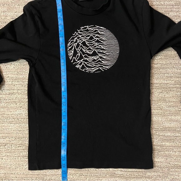 Pleasures x Joy Division Lost Control black crewneck sweatshirt, size small - Picture 13 of 13